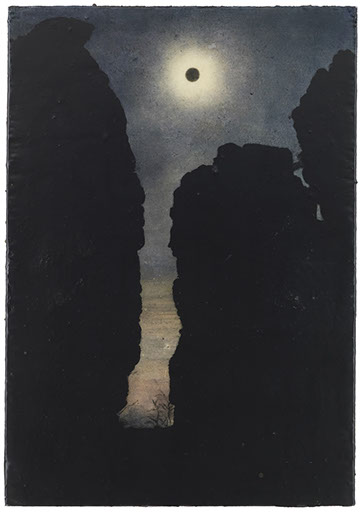 fiona finnegan, fiona, finnegan, art, artist, painting, painter, eclipse, contemporary painting, mysticism, witch